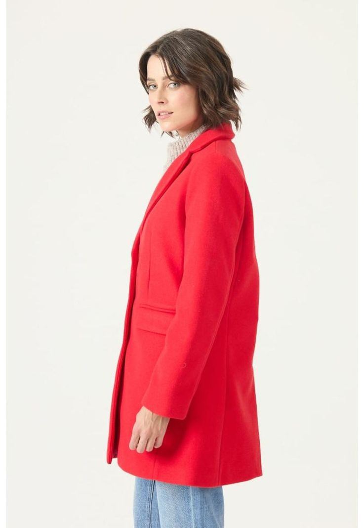 Abrigo rojo PRIVILEGE 2723-4
