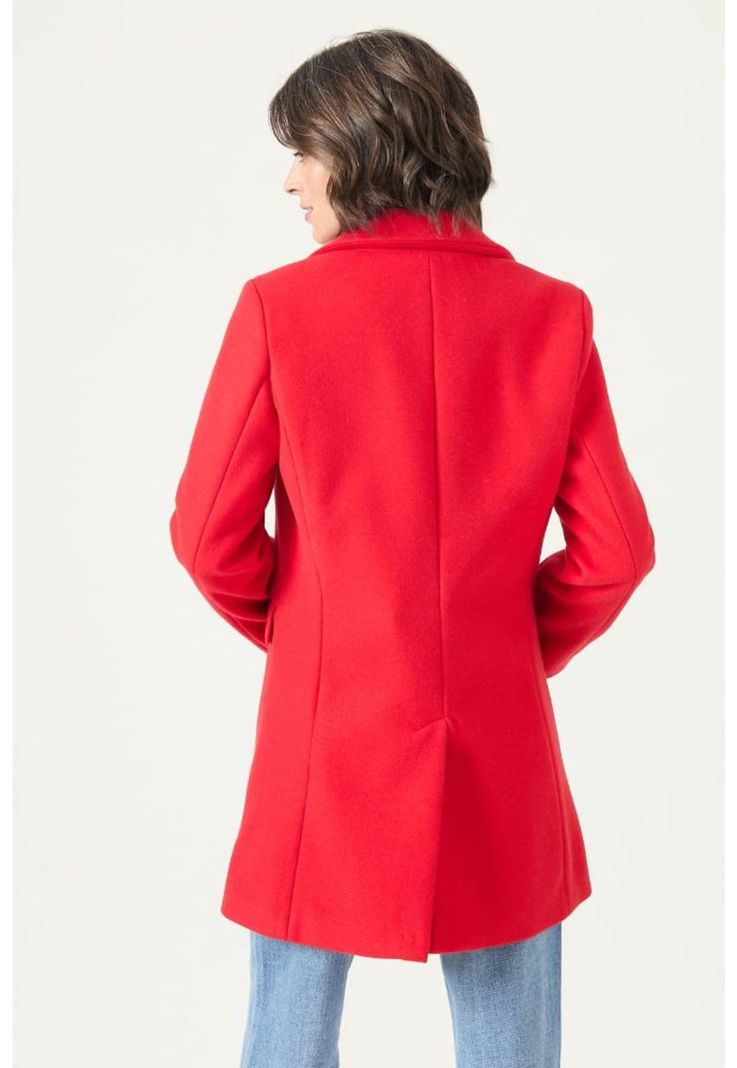 Abrigo rojo PRIVILEGE 2723-5
