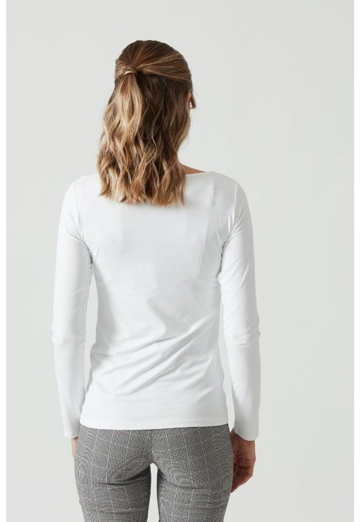 Polera poliamida blanca PRIVILEGE 819-3