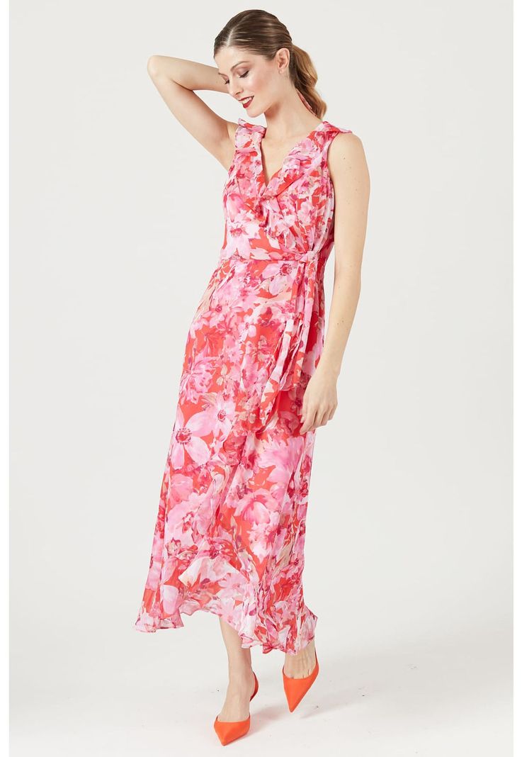 Vestido coral estampado-1