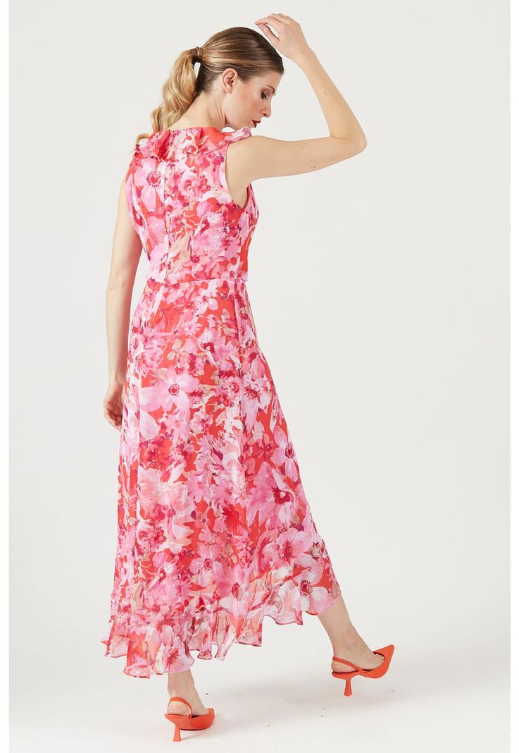 Vestido coral estampado-2