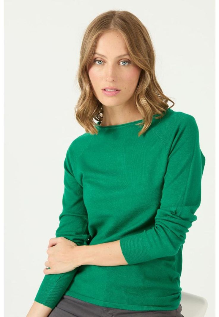 Sweater verde PRIVILEGE 2191-1