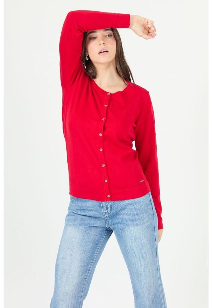 Cardigan rojo PRIVILEGE 2467-0