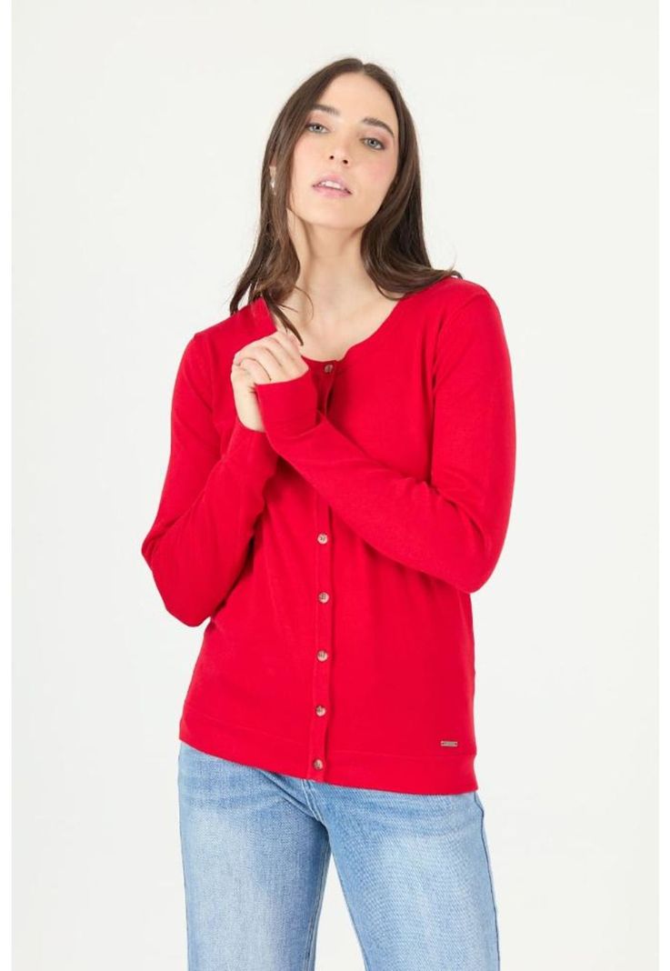 Cardigan rojo PRIVILEGE 2467-1