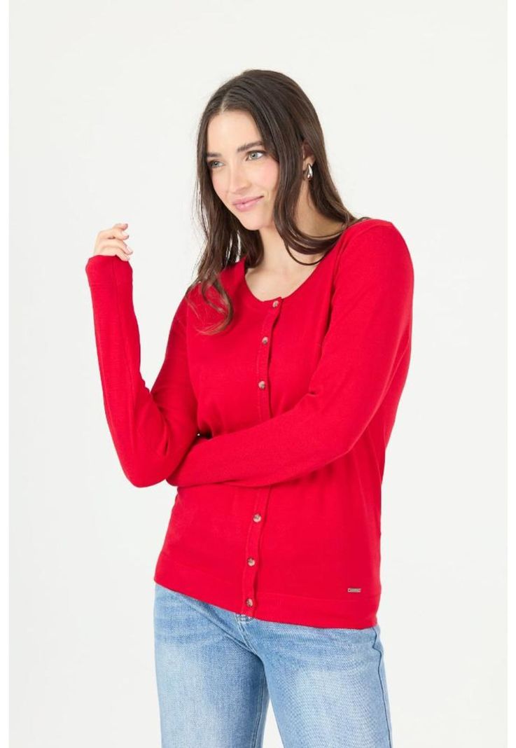 Cardigan rojo PRIVILEGE 2467-3