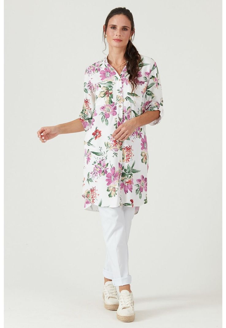 Tunica blanca estampada-2