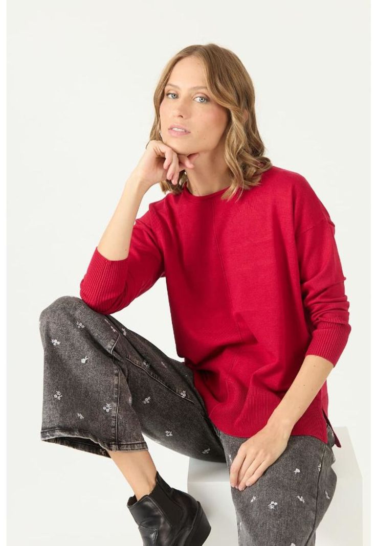 Sweater rojo PRIVILEGE 2157-1