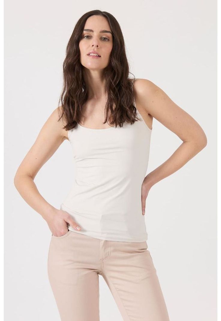 Polera poliamida beige manga pabilo PRIVILEGE-1