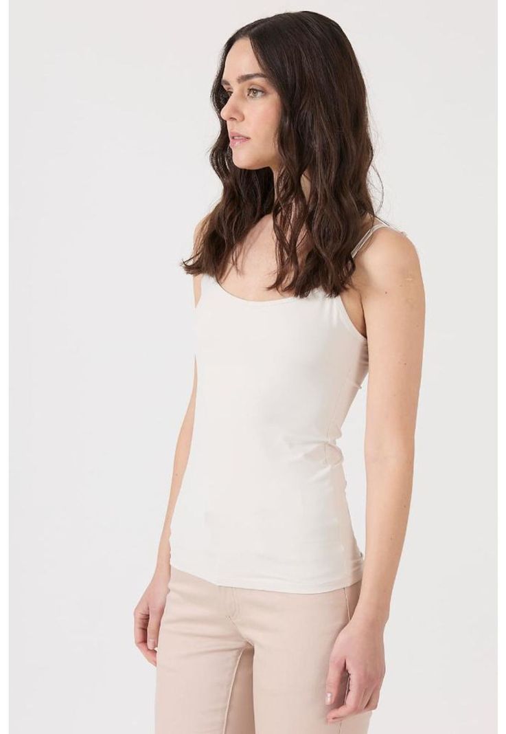 Polera poliamida beige manga pabilo PRIVILEGE-3