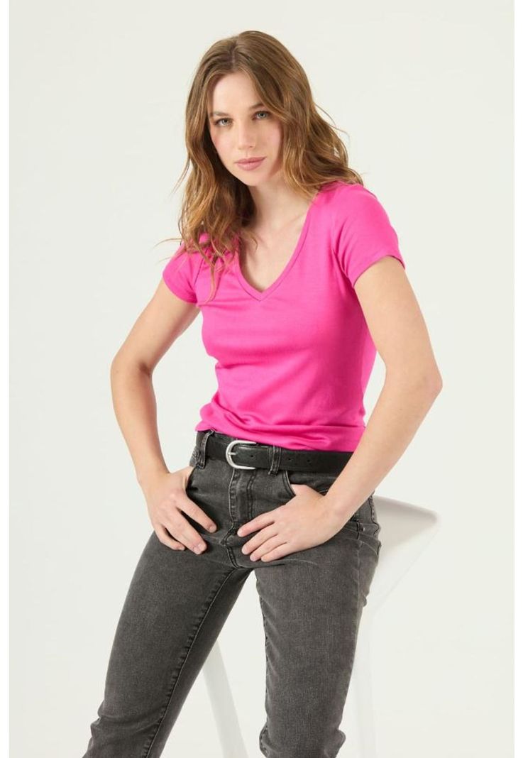 Polera fucsia PRIVILEGE 1357-0