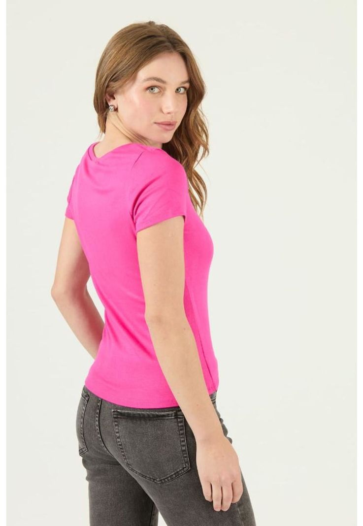 Polera fucsia PRIVILEGE 1357-3