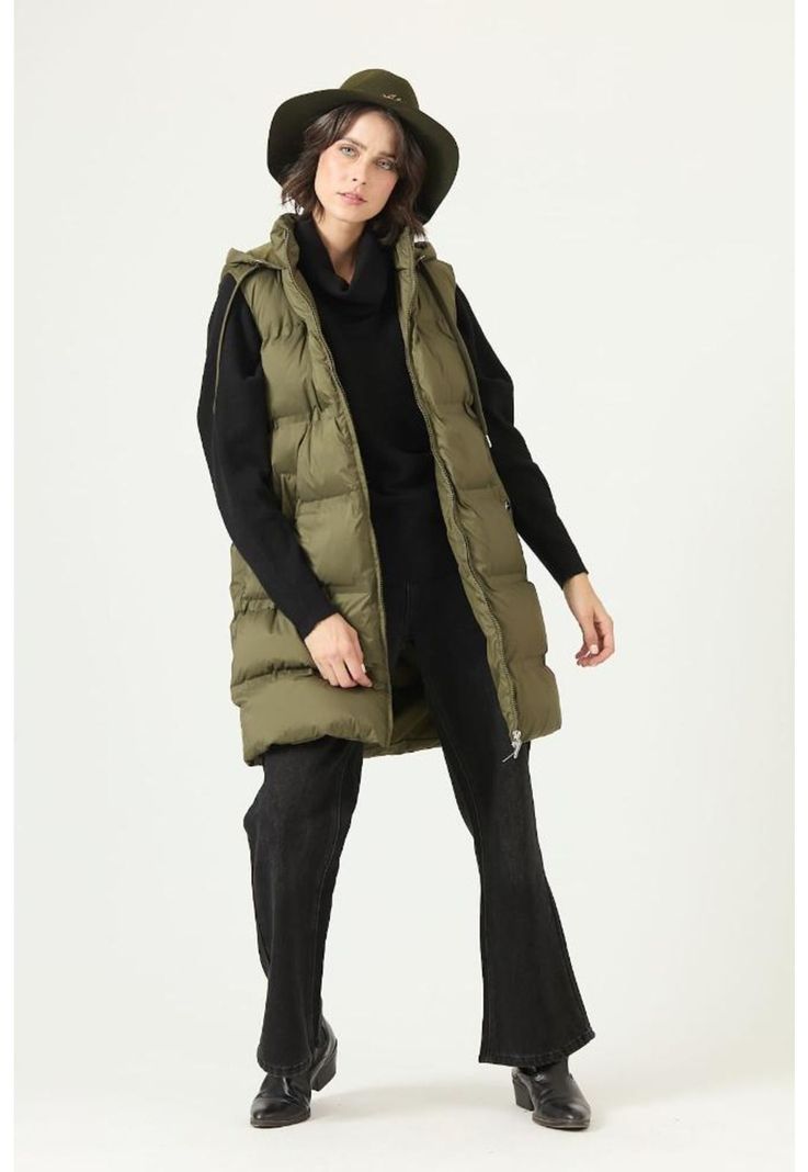 Parka verde PRIVILEGE 2731-0