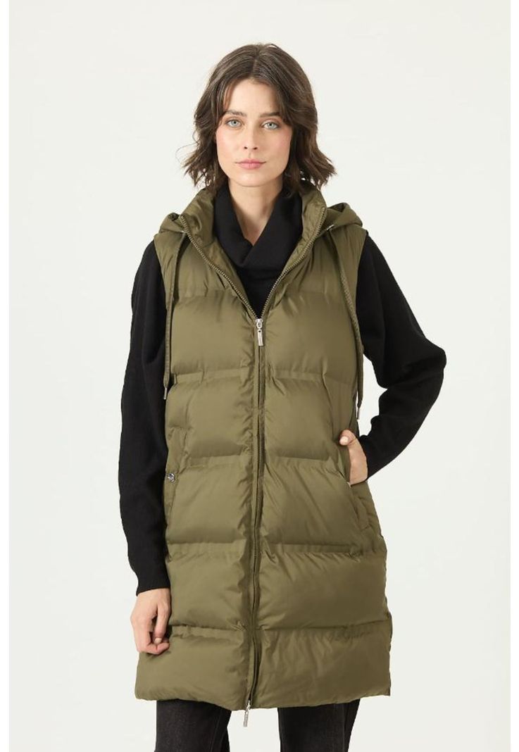 Parka verde PRIVILEGE 2731-2