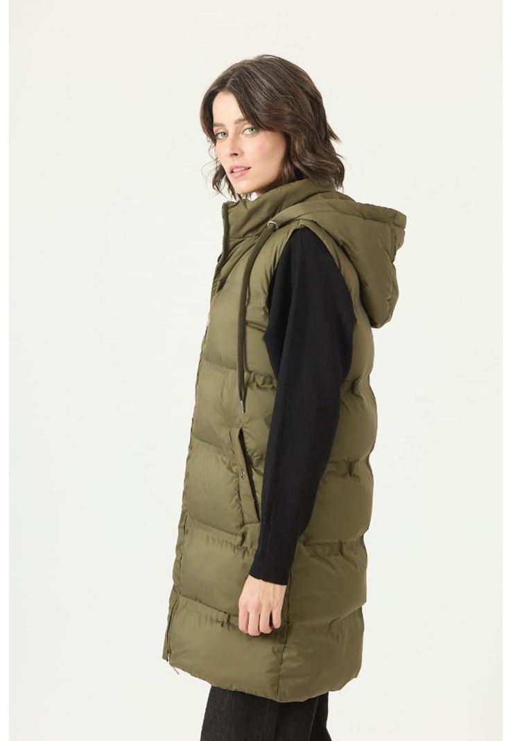 Parka verde PRIVILEGE 2731-3