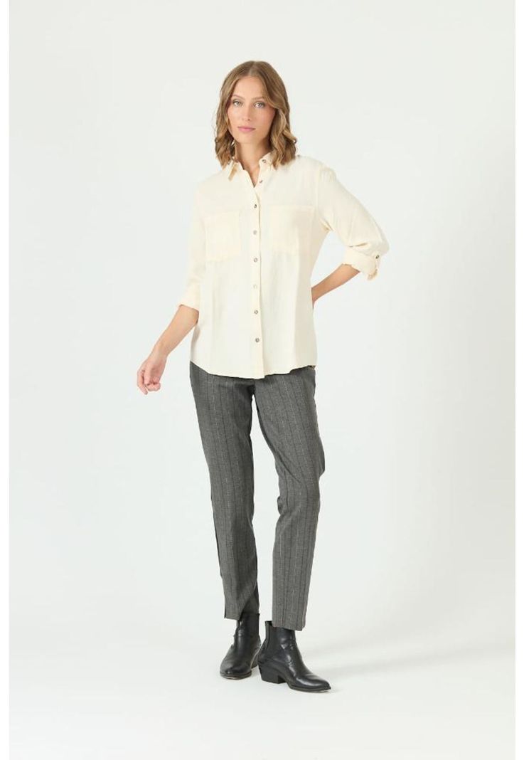 Blusa de lyocell crudo PRIVILEGE 2176-1