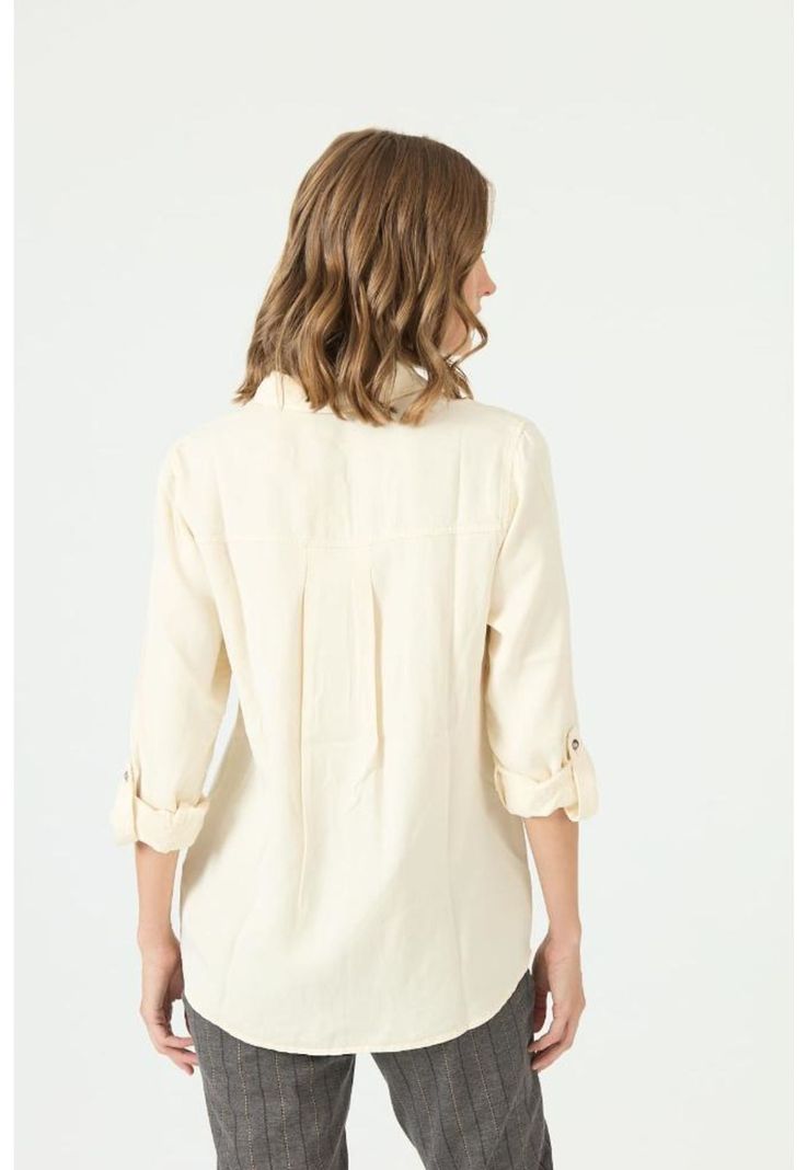 Blusa de lyocell crudo PRIVILEGE 2176-4