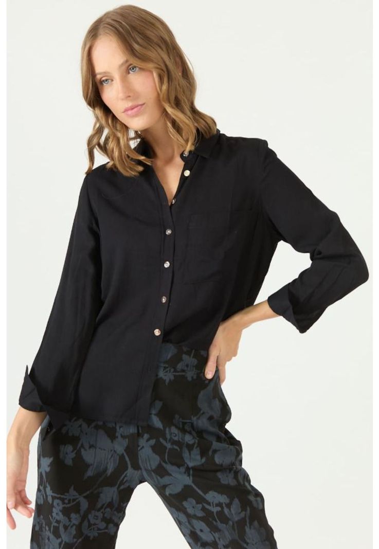 Blusa negra PRIVILEGE 2170-0