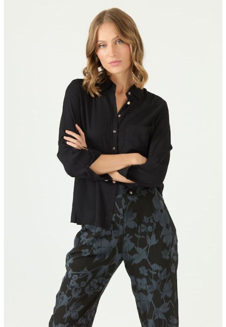 Blusa negra PRIVILEGE 2170-1