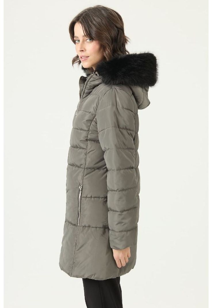 Parka verde PRIVILEGE 2735-3