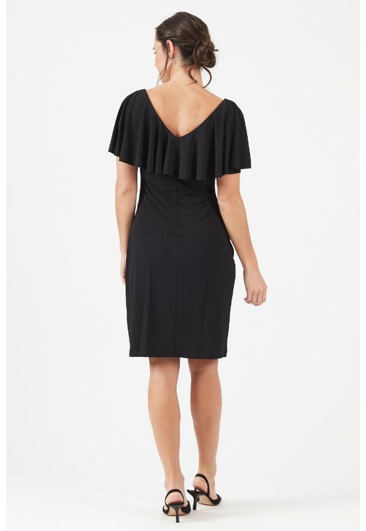 Vestido negro PRIVILEGE 717-1