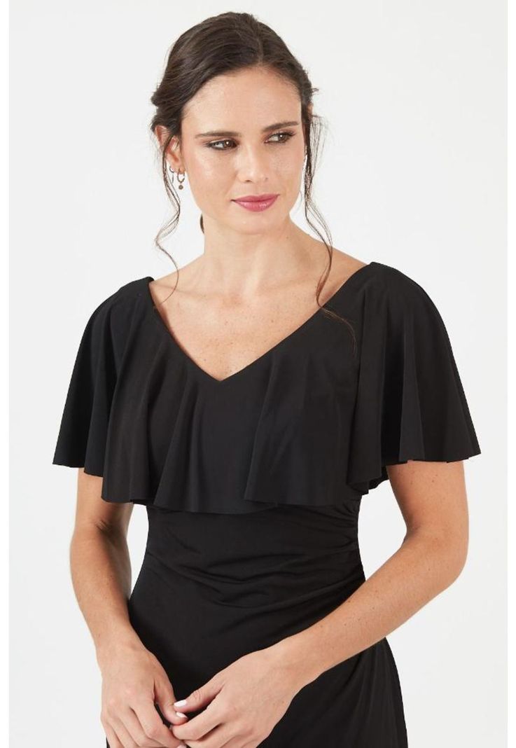 Vestido negro PRIVILEGE 717-3