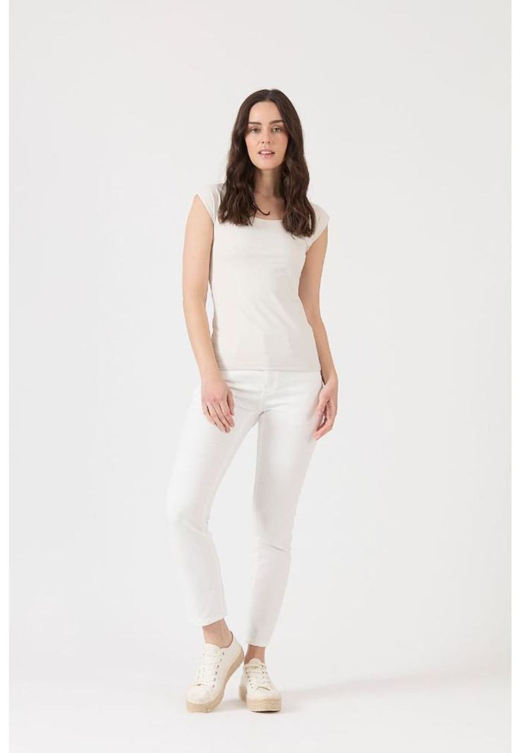 Polera poliamida beige PRIVILEGE 1548-0