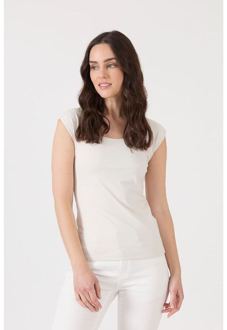 Polera poliamida beige PRIVILEGE 1548-1