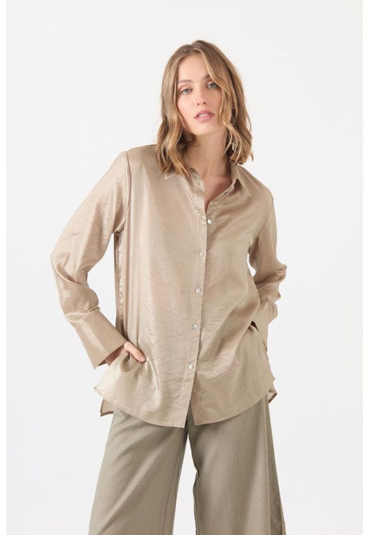Blusa taupe PRIVILEGE 1614-2