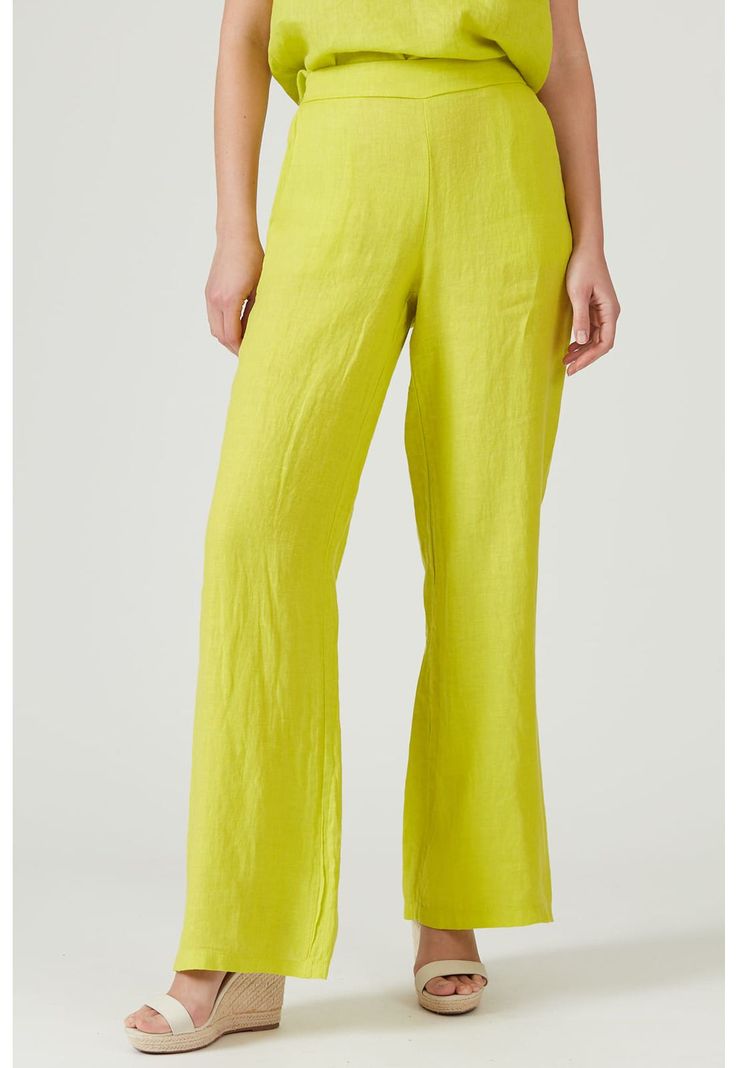 Pantalon de lino straight lima-1