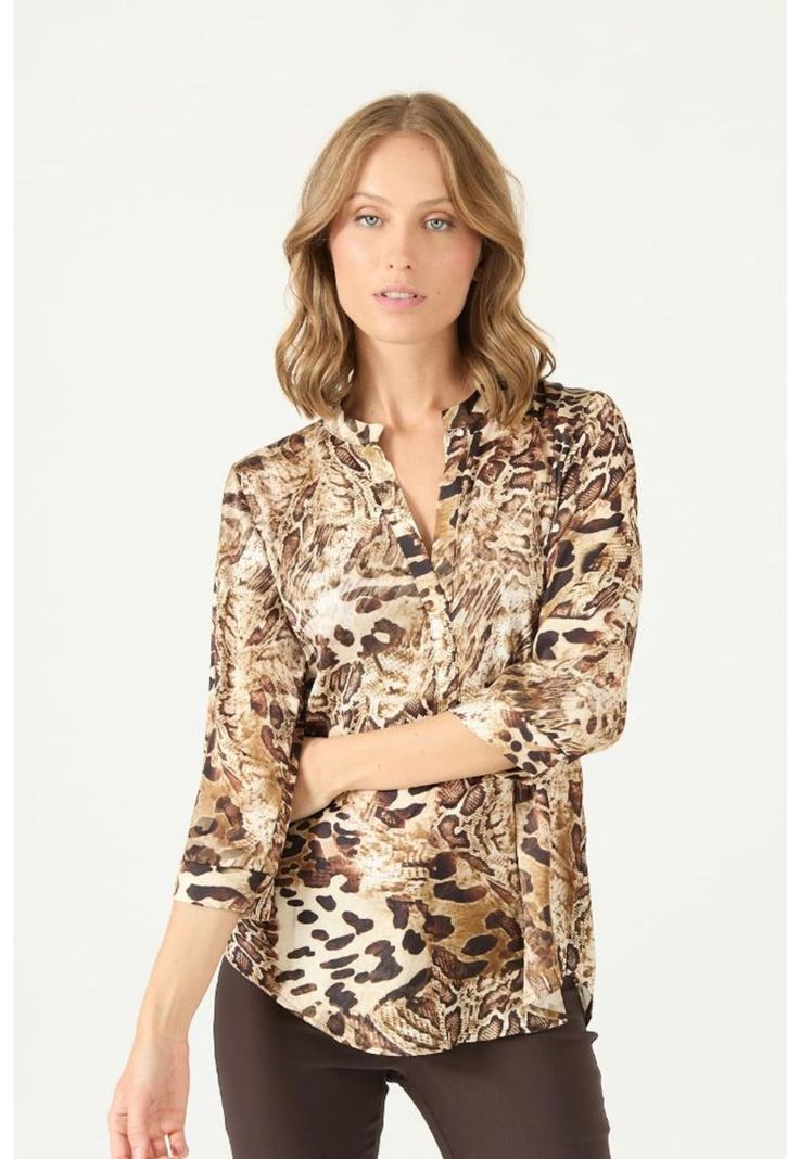 Blusa crudo animal print PRIVILEGE 2385-2