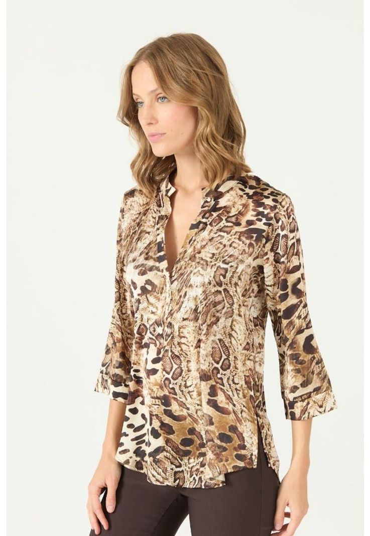 Blusa crudo animal print PRIVILEGE 2385-3