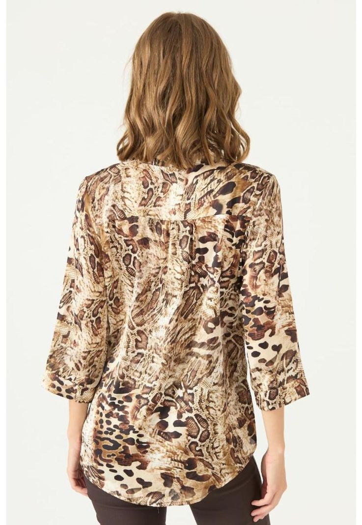 Blusa crudo animal print PRIVILEGE 2385-4