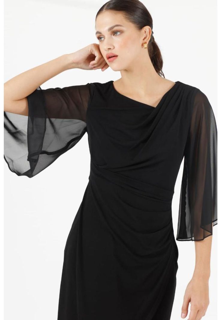 Vestido negro PRIVILEGE 2125-0