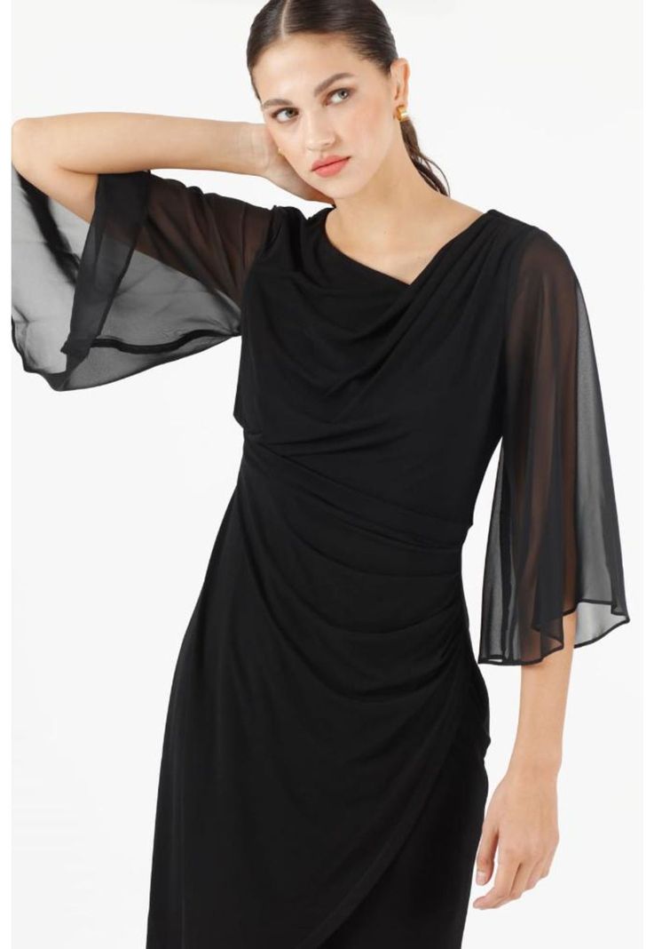 Vestido negro PRIVILEGE 2125-4