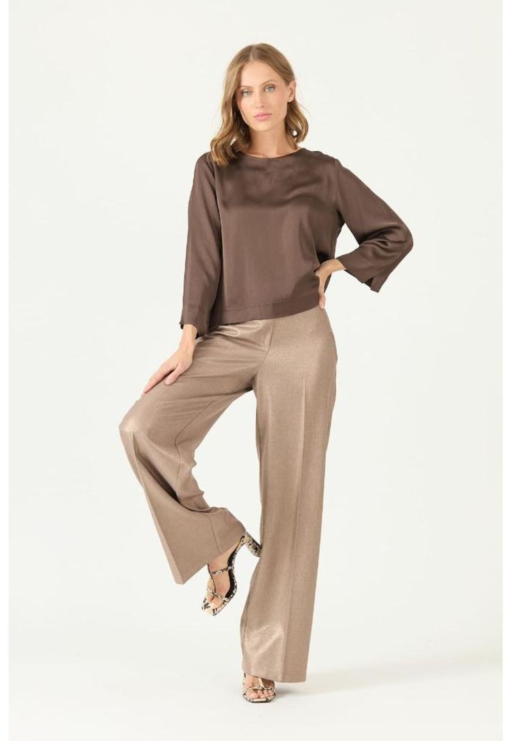 Blusa chocolate PRIVILEGE 2361-1