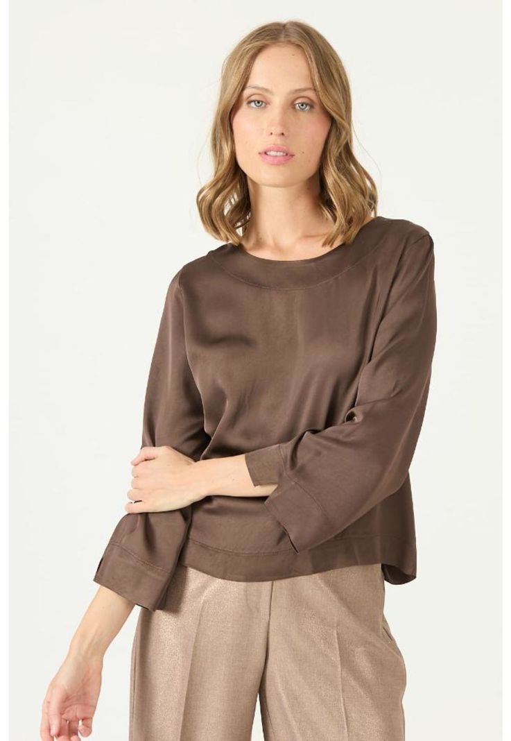 Blusa chocolate PRIVILEGE 2361-2
