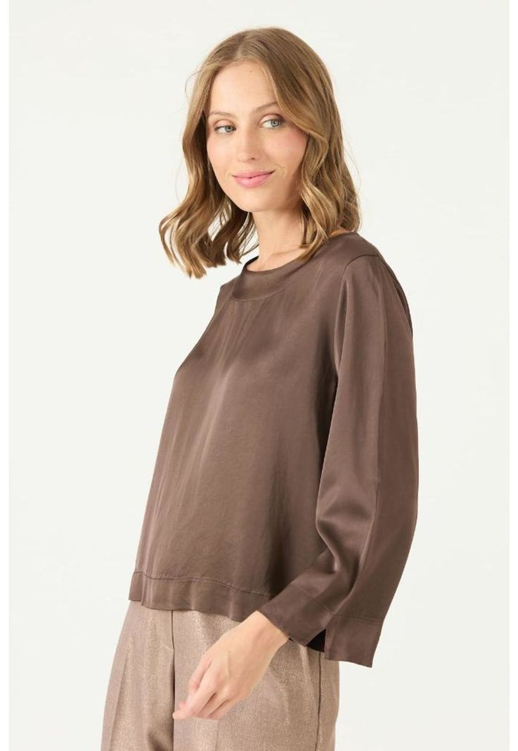 Blusa chocolate PRIVILEGE 2361-3