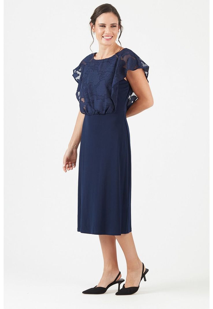 Vestido azul PRIVILEGE 572-1