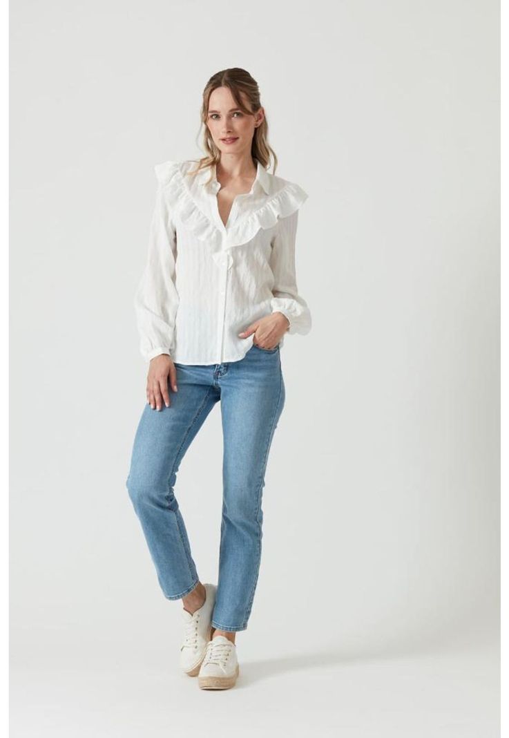 Blusa blanca PRIVILEGE 262-4