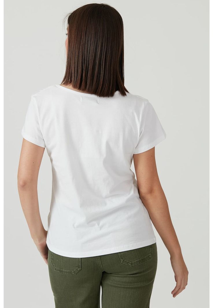 Polera de algodon pima blanca-2