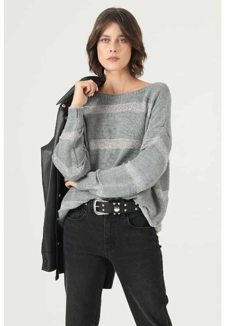 Sweater gris PRIVILEGE 2668-0