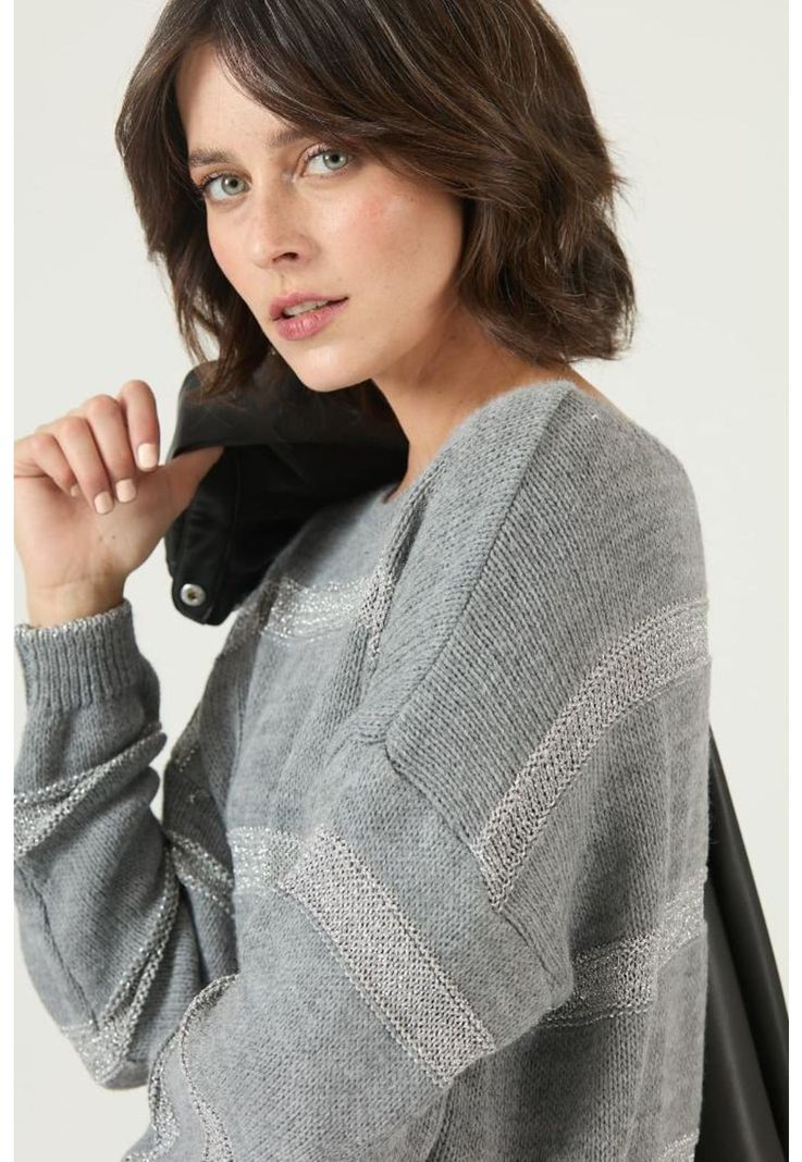 Sweater gris PRIVILEGE 2668-1