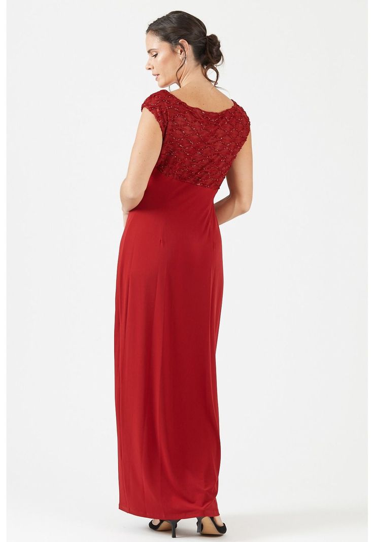 Vestido rojo oscuro-3