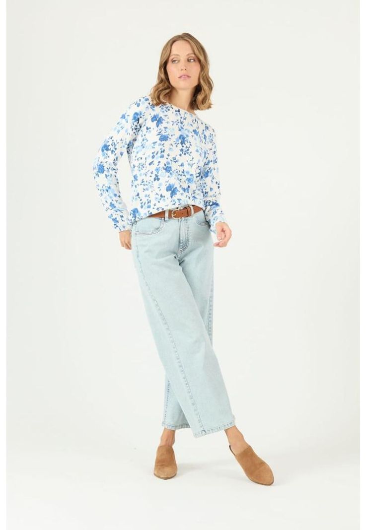 Sweater crudo flores PRIVILEGE 2442-1