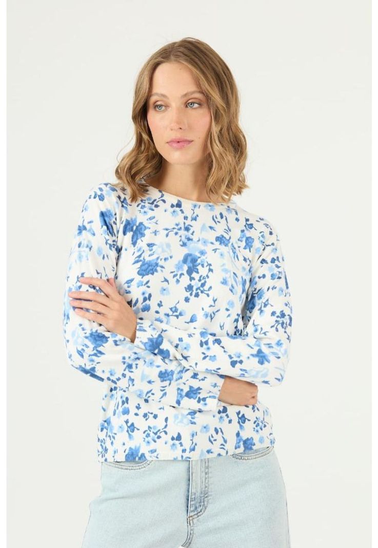 Sweater crudo flores PRIVILEGE 2442-2