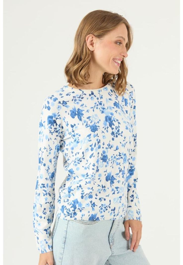 Sweater crudo flores PRIVILEGE 2442-3