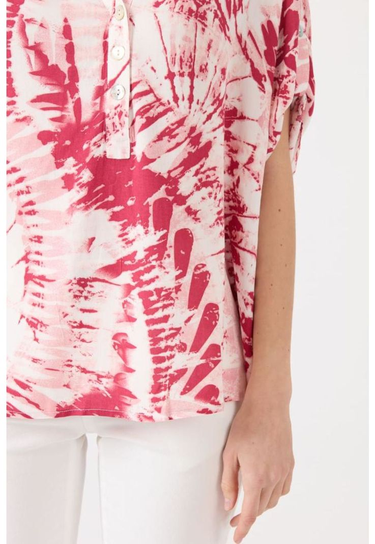Blusa roja estampada PRIVILEGE 1599-2