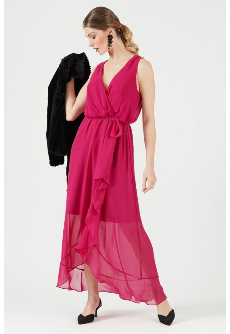 Vestido fucsia-1