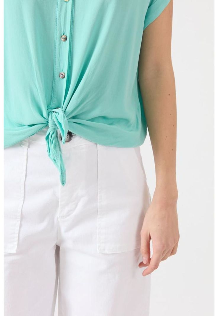 Blusa turquesa PRIVILEGE 1506-4