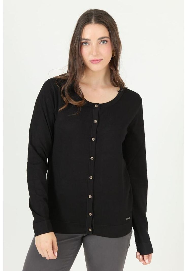 Cardigan negro PRIVILEGE 2468-1